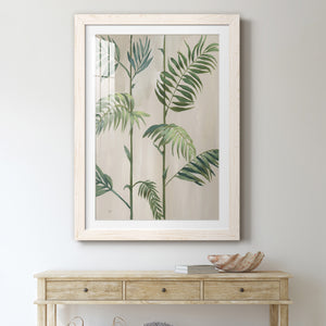Modern Fronds I - Barnwood Framed Art Print