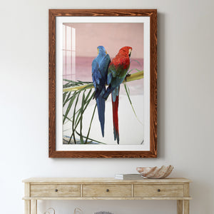 Palm Parrots - Barnwood