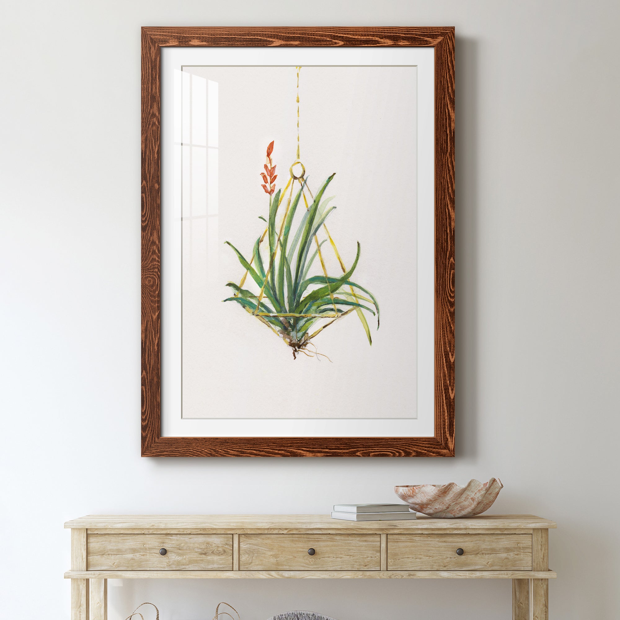 Gardenaire I - Barnwood Framed Art Print