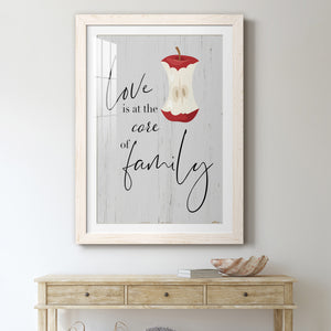 Core of Family - Premium Framed Print - Distressed Barnwood Frame - Ready to Hang