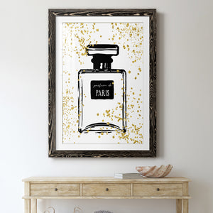 Glitter Perfume I - Barnwood Framed Art Print
