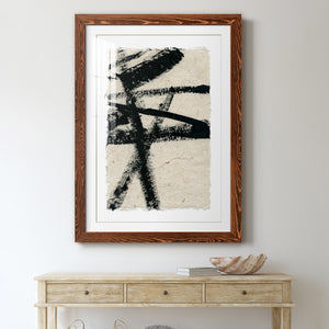 Lines Crossed III - Premium Framed Print - Distressed Barnwood Frame - Ready to Hang
