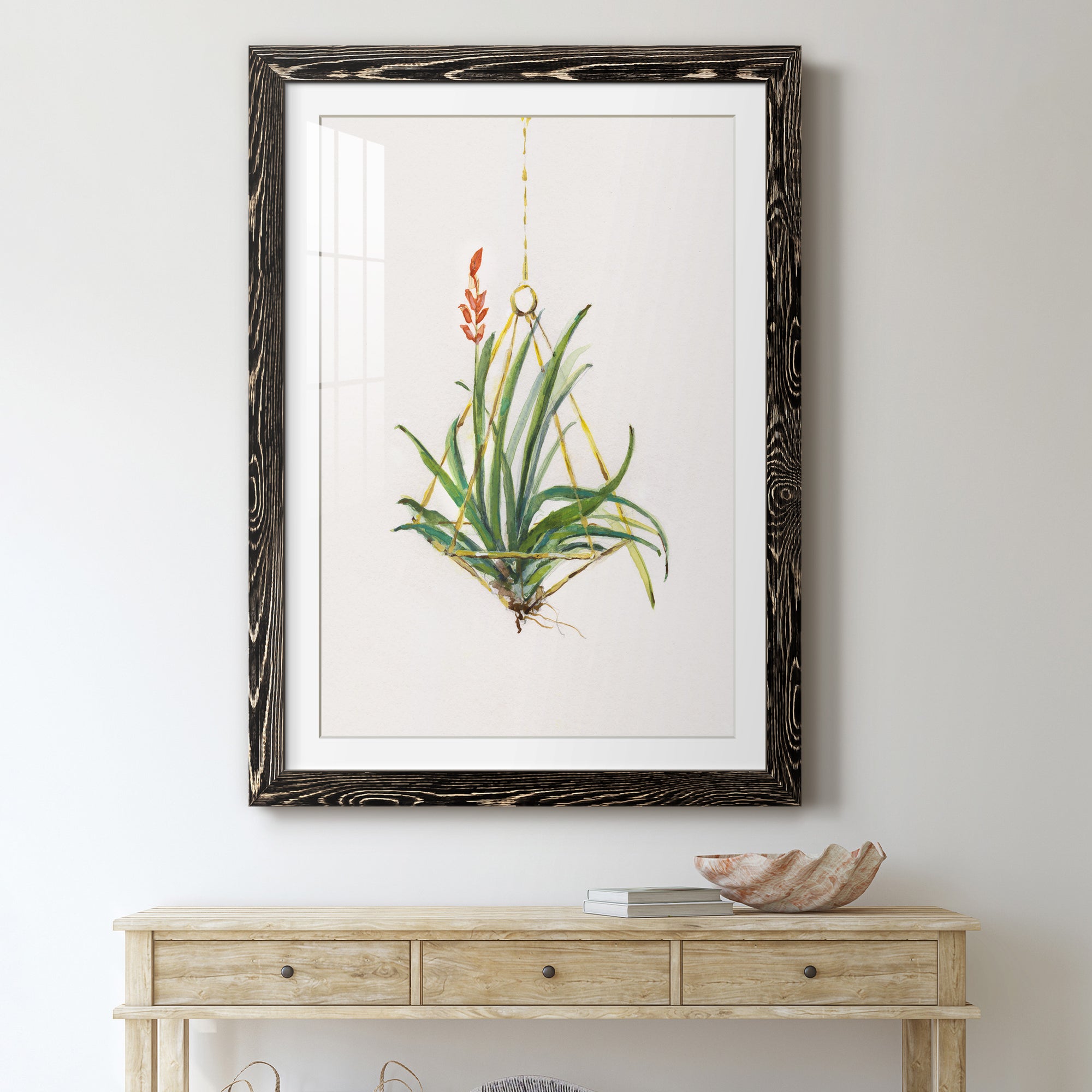 Gardenaire I - Barnwood Framed Art Print