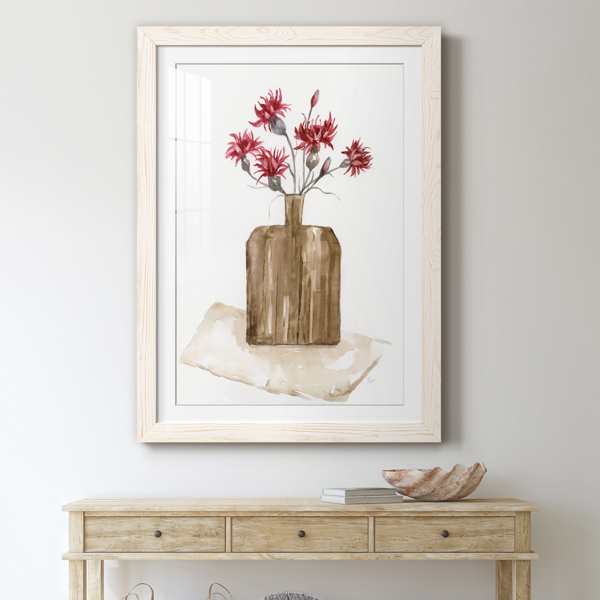 Simply Country I - Barnwood Framed Art Print