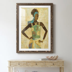 Tribal Vision I - Barnwood Framed Art Print