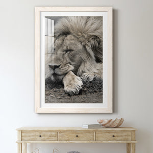 Sleepy Afternoon in Masai Mara - Barnwood Framed Art Print