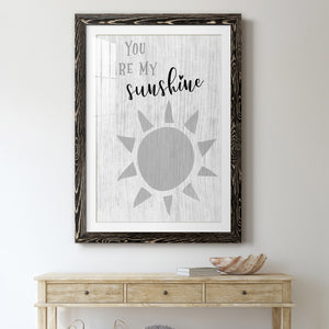 Sunshine - Premium Framed Print - Distressed Barnwood Frame - Ready to Hang