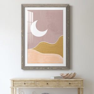 Sedona Moon - Premium Framed Print - Distressed Barnwood Frame - Ready to Hang