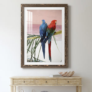 Palm Parrots - Barnwood
