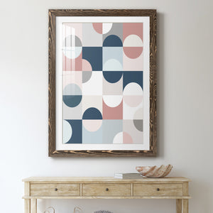 Modern Reflection - Barnwood Framed Art Print