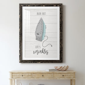 Iron Out - Premium Framed Print - Distressed Barnwood Frame - Ready to Hang
