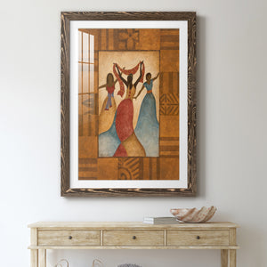 Rhythm - Barnwood Framed Art Print