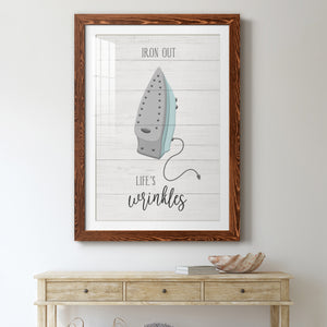 Iron Out - Premium Framed Print - Distressed Barnwood Frame - Ready to Hang