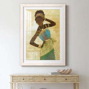 Tribal Vision II - Barnwood Framed Art Print