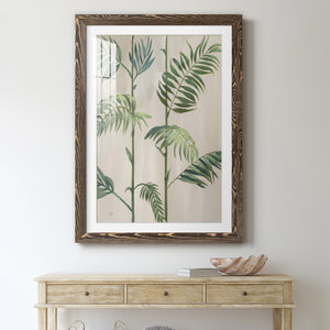 Modern Fronds I - Barnwood Framed Art Print