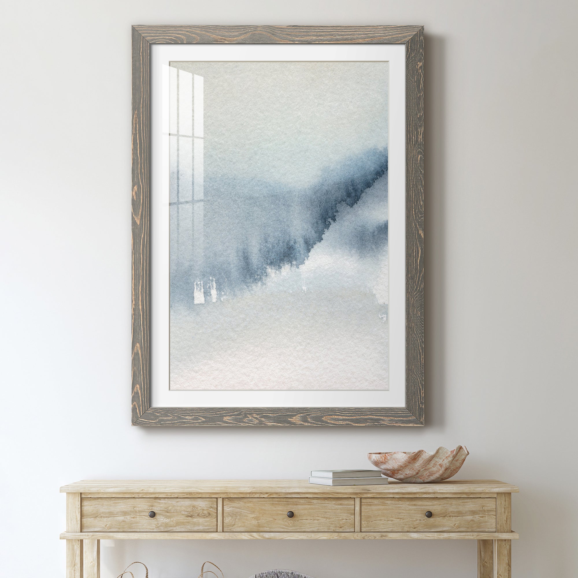 Summer Rain II - Premium Framed Print - Distressed Barnwood Frame - Ready to Hang