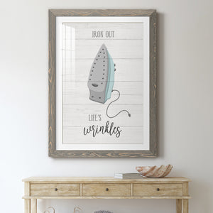 Iron Out - Premium Framed Print - Distressed Barnwood Frame - Ready to Hang