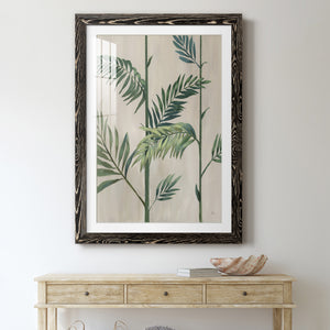 Modern Fronds II - Barnwood Framed Art Print
