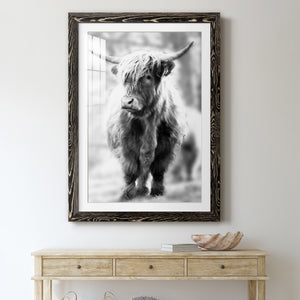 Yorkshire Highland - Premium Framed Print - Distressed Barnwood Frame - Ready to Hang