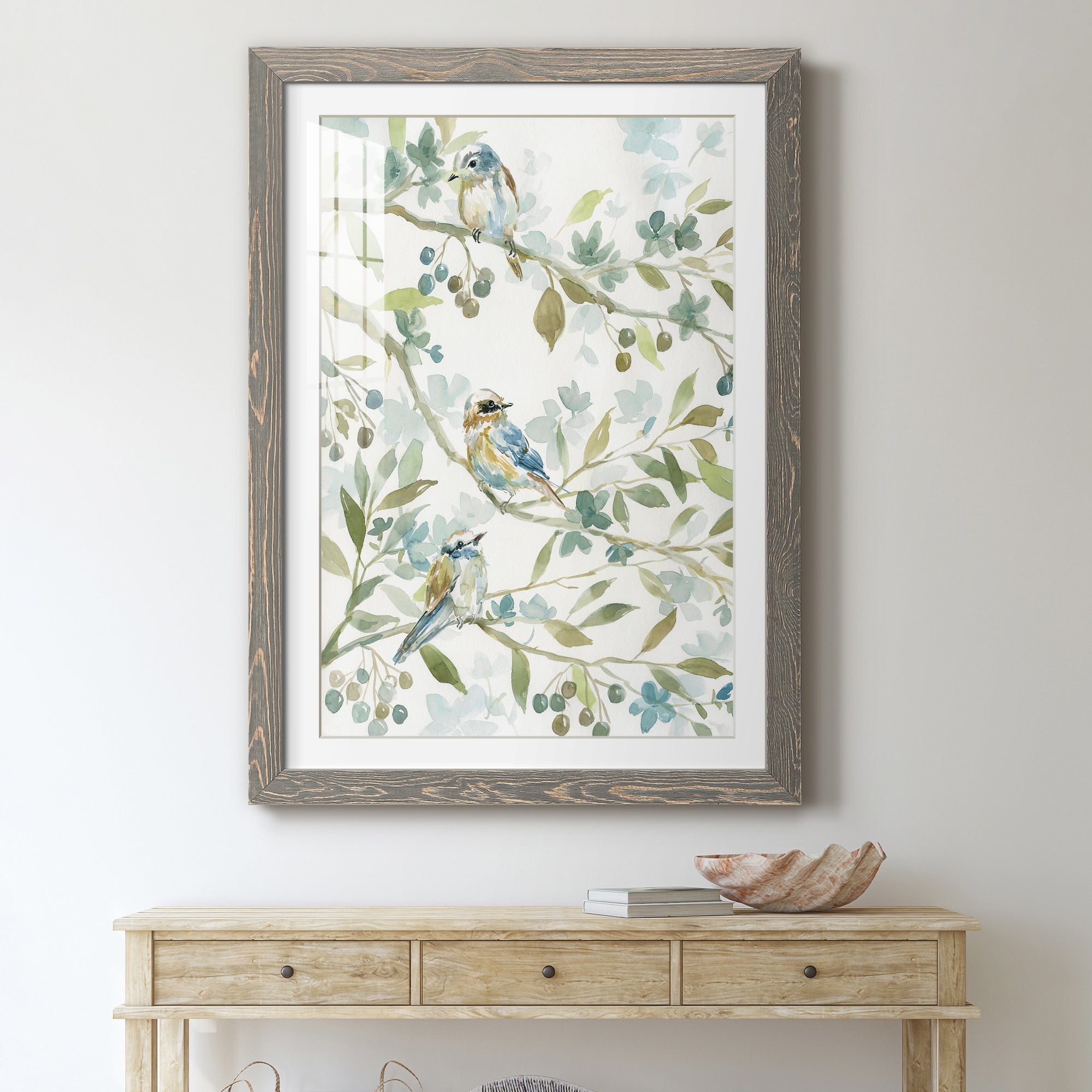 Spring Beginnings - Barnwood Framed Art Print