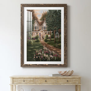 Carolina Evening I - Barnwood Framed Art Print