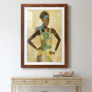 Tribal Vision I - Barnwood Framed Art Print