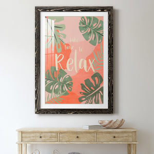 Take Time - Premium Framed Print - Distressed Barnwood Frame - Ready to Hang