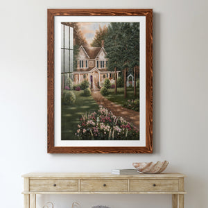 Carolina Evening I - Barnwood Framed Art Print