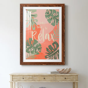 Take Time - Premium Framed Print - Distressed Barnwood Frame - Ready to Hang