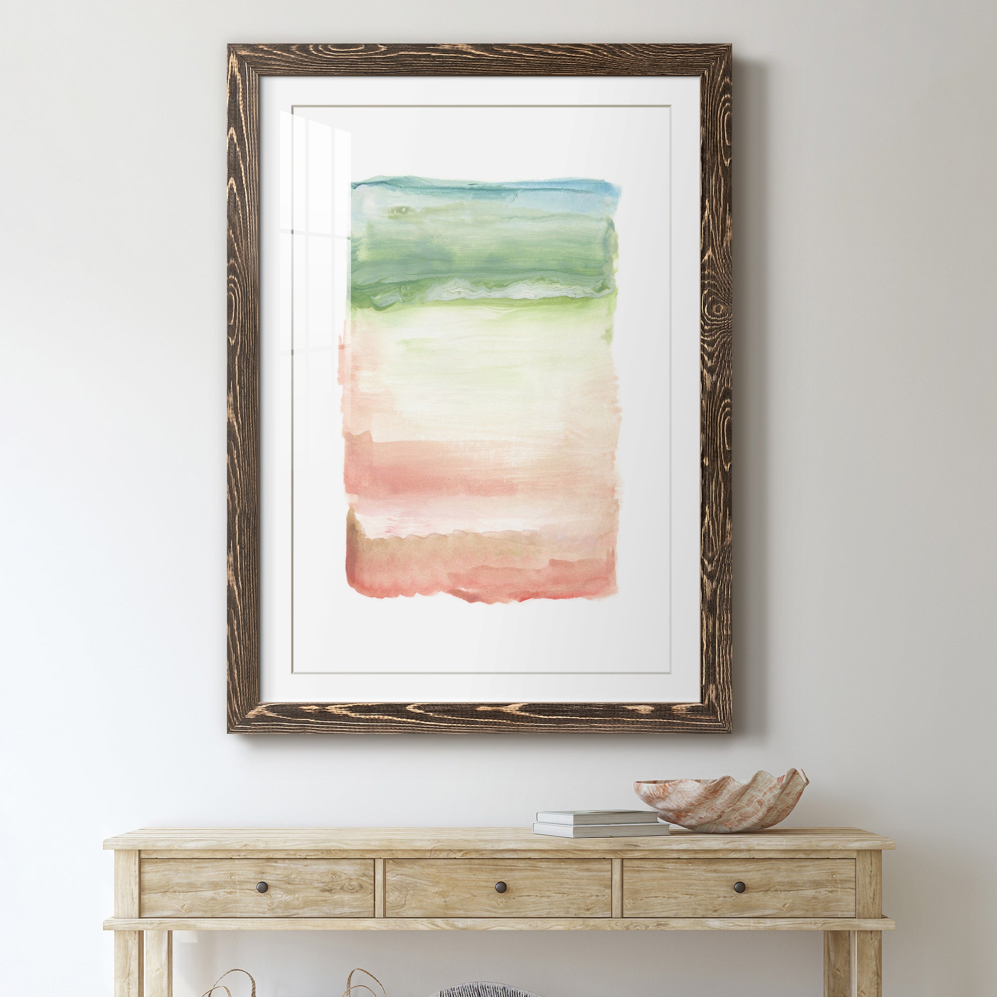 Skye I - Premium Framed Print - Distressed Barnwood Frame - Ready to Hang