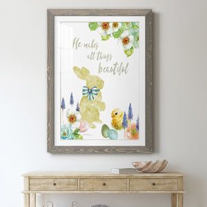 All Things Bunny - Premium Framed Print - Distressed Barnwood Frame - Ready to Hang