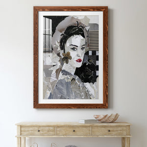 Runway Pause - Barnwood Framed Art Print
