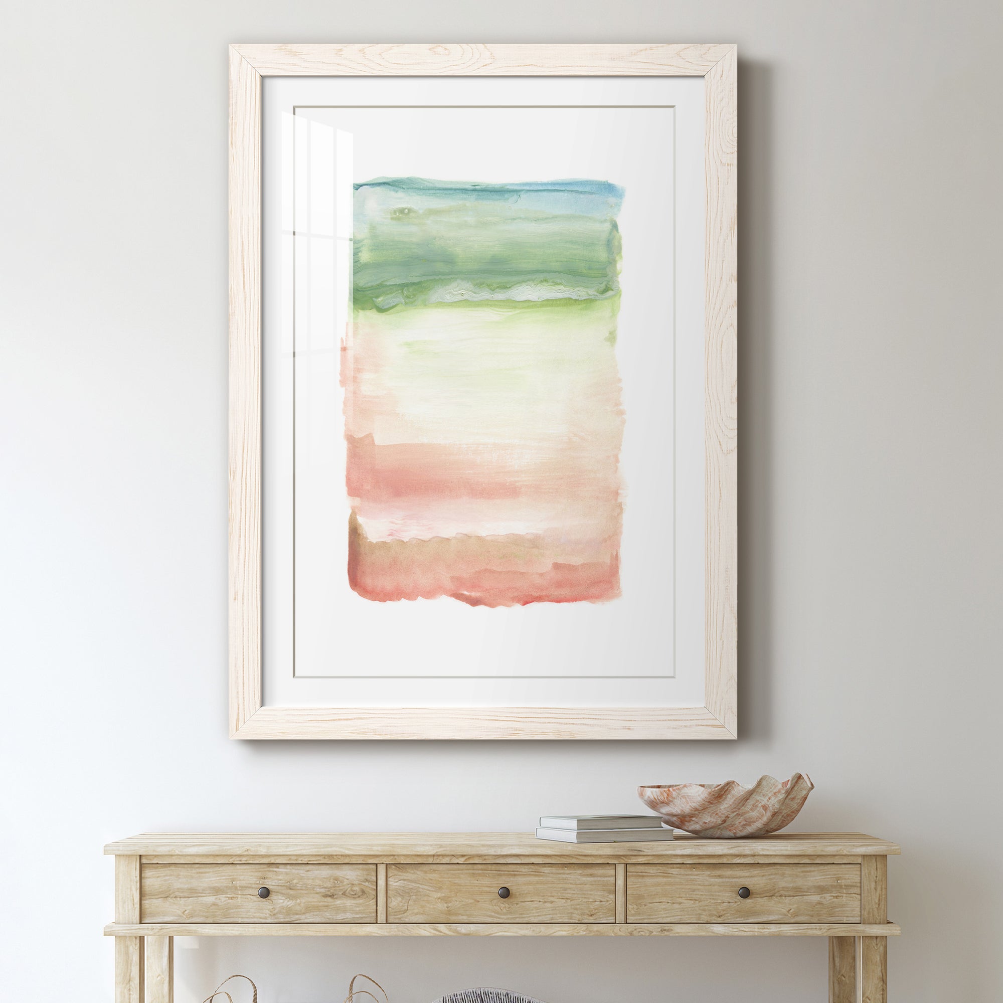 Skye I - Premium Framed Print - Distressed Barnwood Frame - Ready to Hang