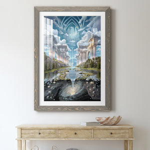 Genesis II - Barnwood Framed Art Print