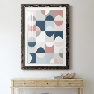 Modern Reflection - Barnwood Framed Art Print