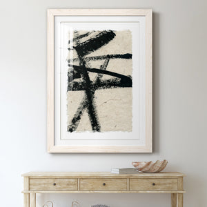 Lines Crossed III - Premium Framed Print - Distressed Barnwood Frame - Ready to Hang