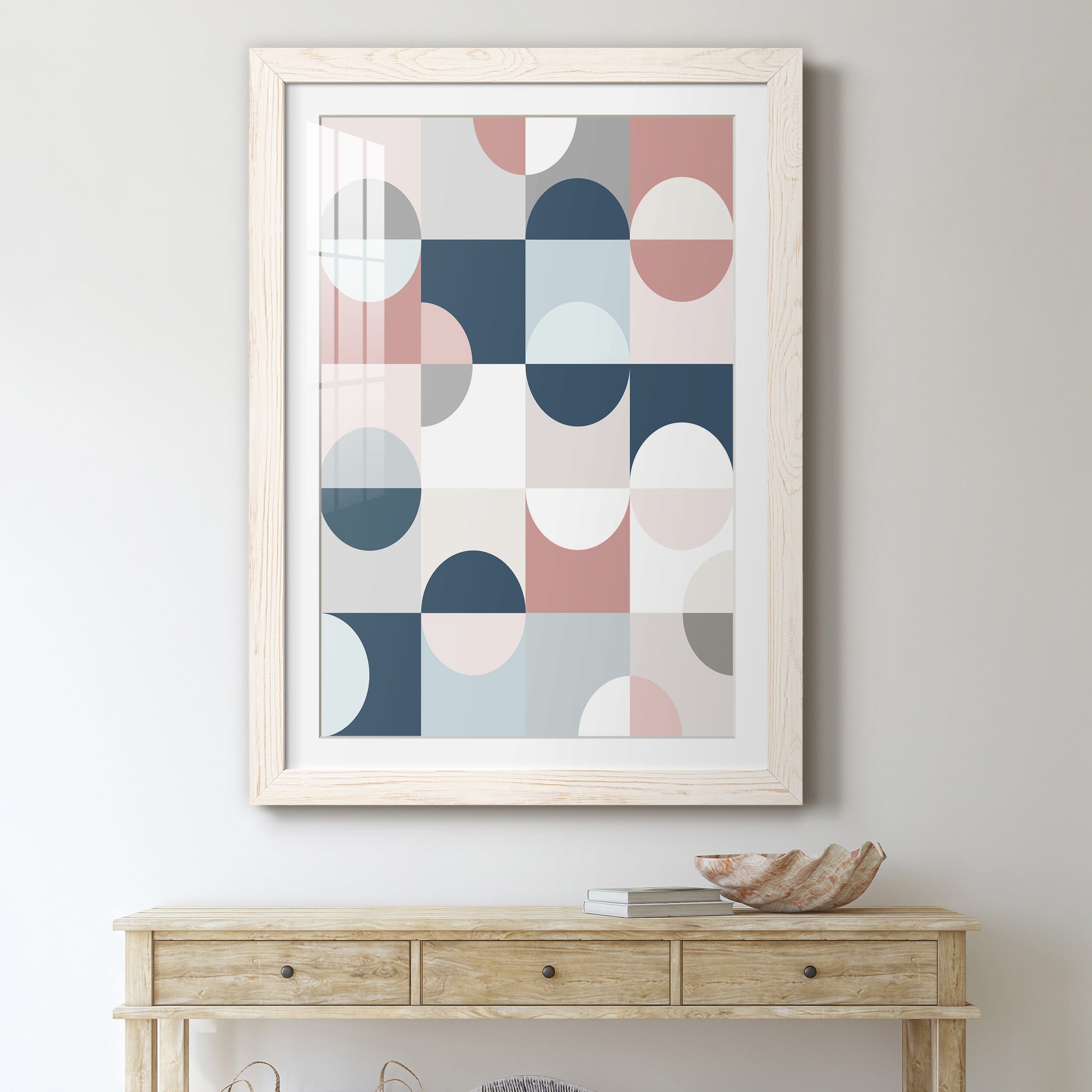 Modern Reflection - Barnwood Framed Art Print