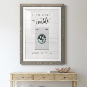 Tumble - Premium Framed Print - Distressed Barnwood Frame - Ready to Hang