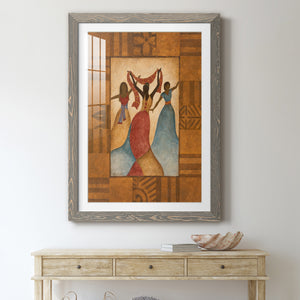 Rhythm - Barnwood Framed Art Print