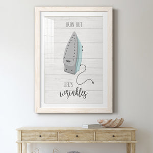 Iron Out - Premium Framed Print - Distressed Barnwood Frame - Ready to Hang