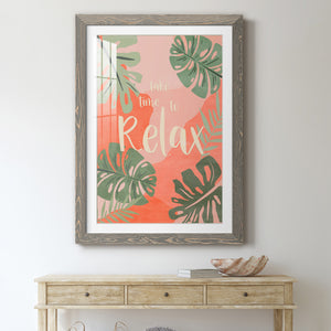 Take Time - Premium Framed Print - Distressed Barnwood Frame - Ready to Hang