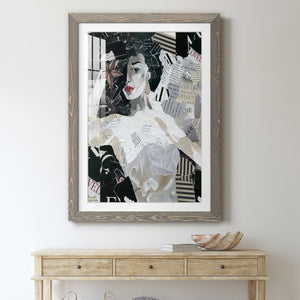 Runway Star - Barnwood Framed Art Print