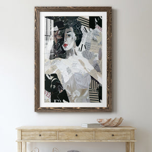 Runway Star - Barnwood Framed Art Print