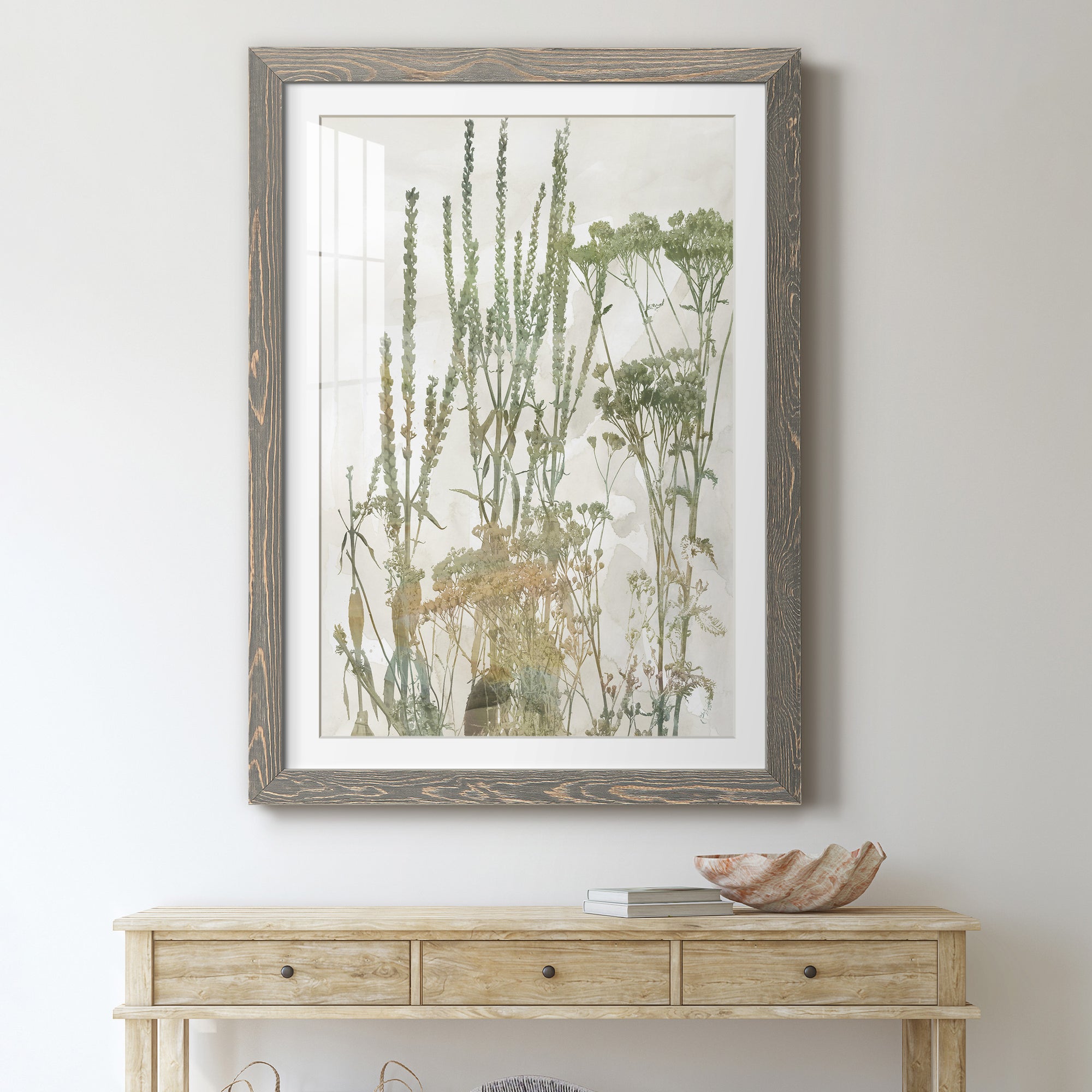 Untamed Garden II - Premium Framed Print - Distressed Barnwood Frame - Ready to Hang