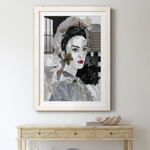 Runway Pause - Barnwood Framed Art Print