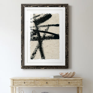 Lines Crossed III - Premium Framed Print - Distressed Barnwood Frame - Ready to Hang