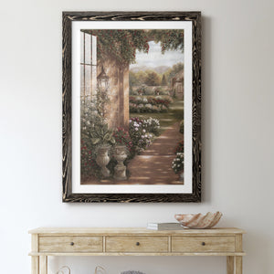 Evening in the Conservatory - Barnwood Framed Art Print
