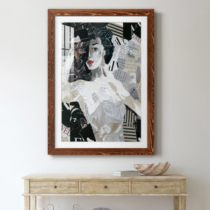 Runway Star - Barnwood Framed Art Print