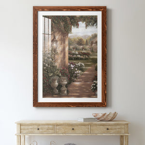 Evening in the Conservatory - Barnwood Framed Art Print