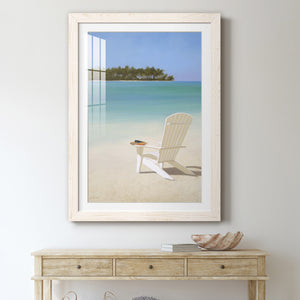 Beachfront Property - Premium Framed Print - Distressed Barnwood Frame - Ready to Hang